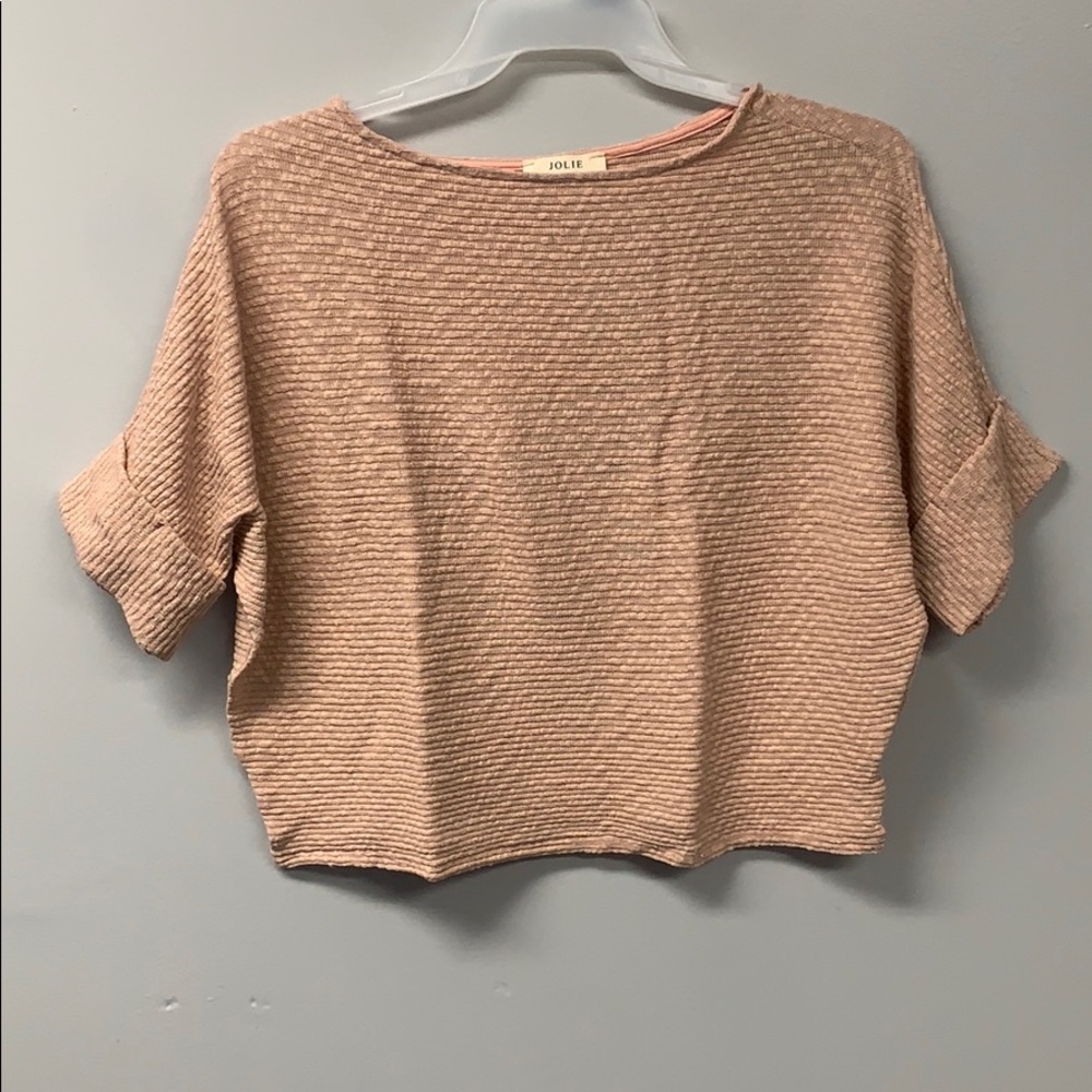 Jolie Knit Peach Top